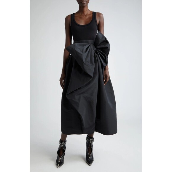 Alexander McQueen Black Midi Dress - Picture 1 of 7